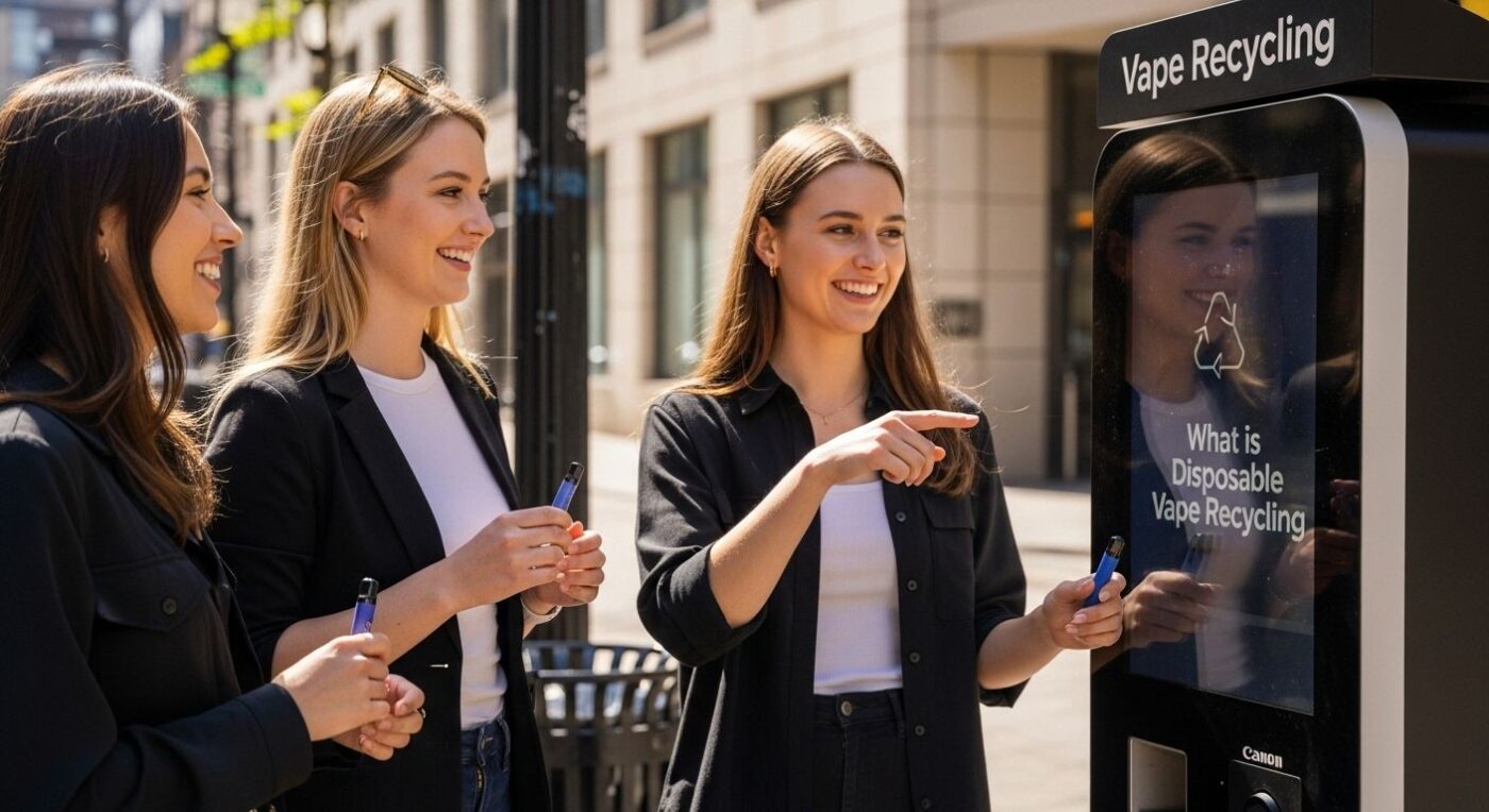 disposable vape recycling, human interaction