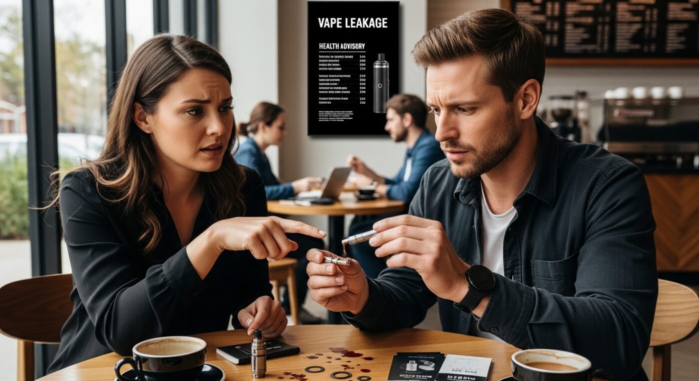 vape leakage, real users
