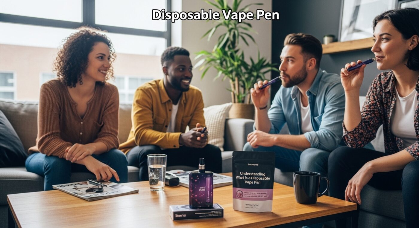 disposable vape pen, cannabis use, living room