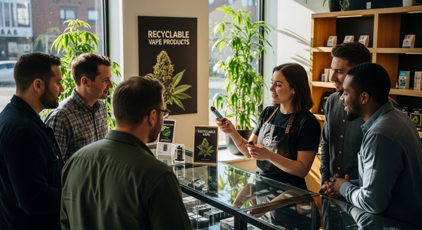 recyclable vape products, sustainable